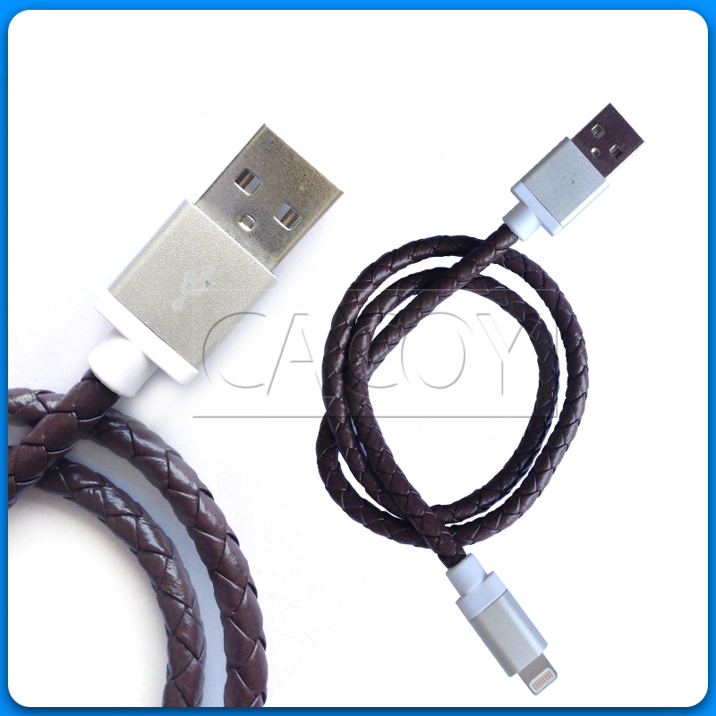 30cm leather baided mfi cable